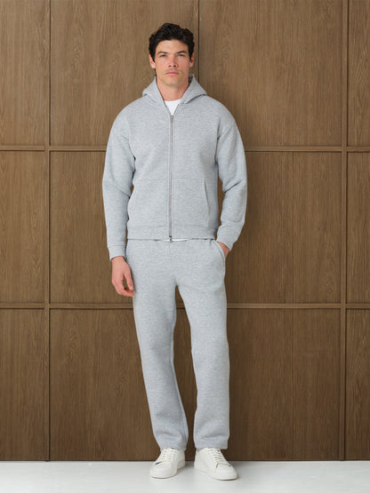 MONO FLEECE PANT  - GREY HEATHER