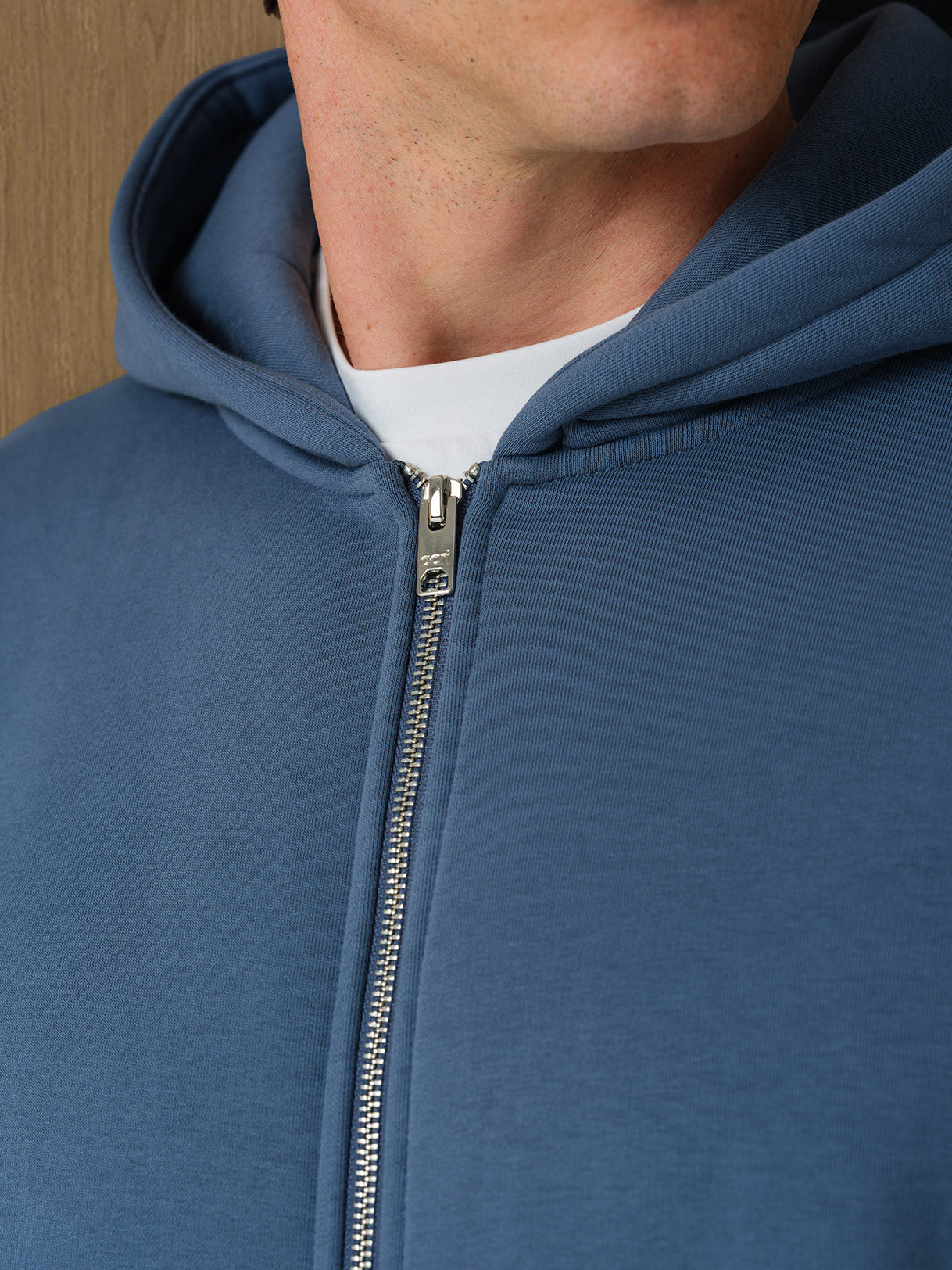 MONO FULL ZIP HOOD - COAST BLUE