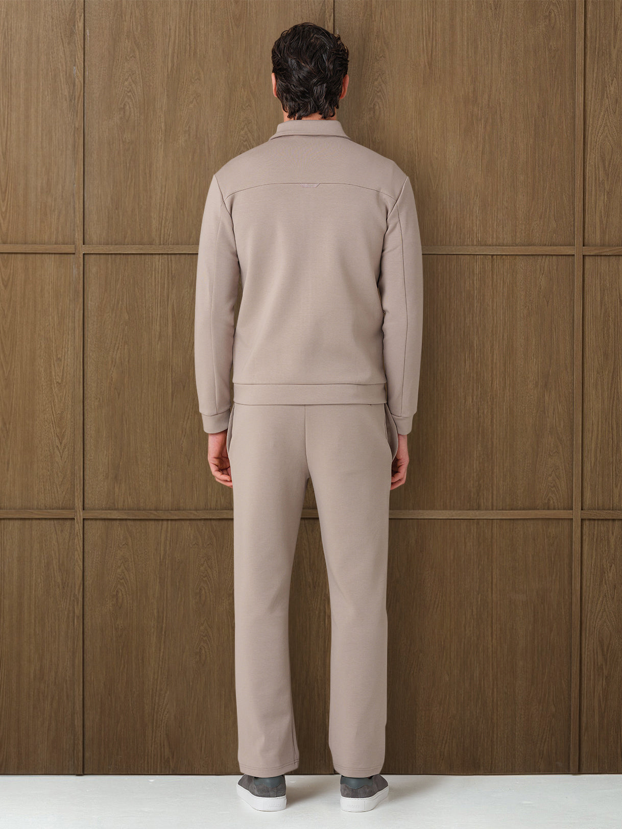 VERTU INTERLOCK JACKET - MIST HEATHER