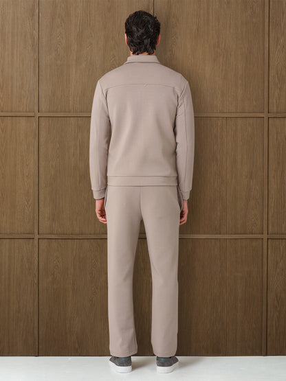 VERTU INTERLOCK JACKET - MIST HEATHER