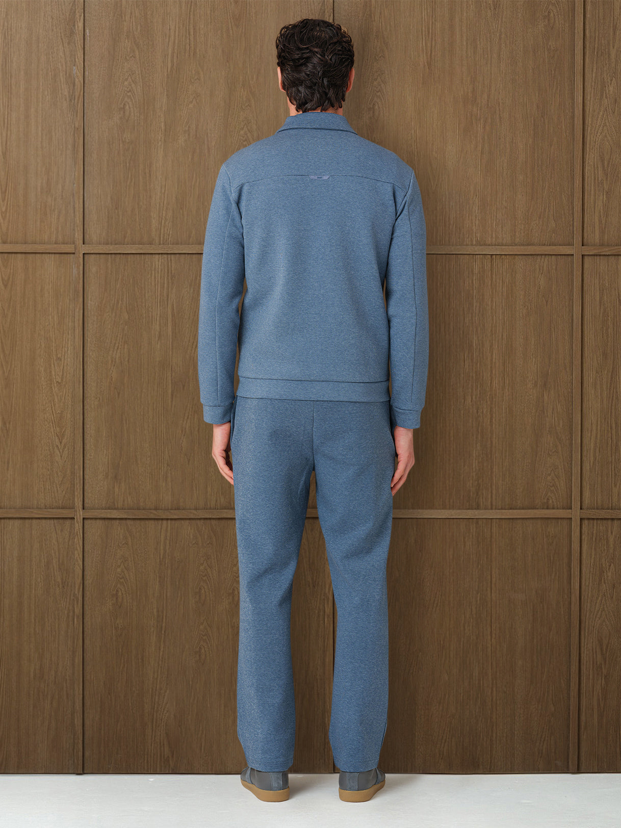 VERTU INTERLOCK JACKET - COAST MELANGE