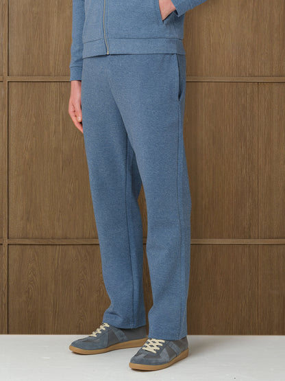 VERTU INTERLOCK PANT  - COAST MELANGE