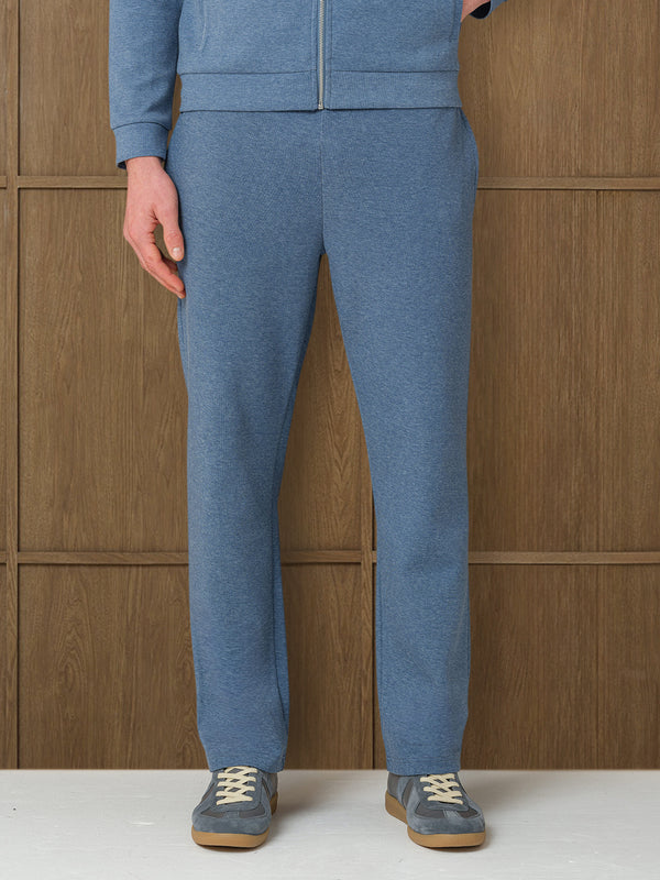 VERTU INTERLOCK PANT - COAST MELANGE