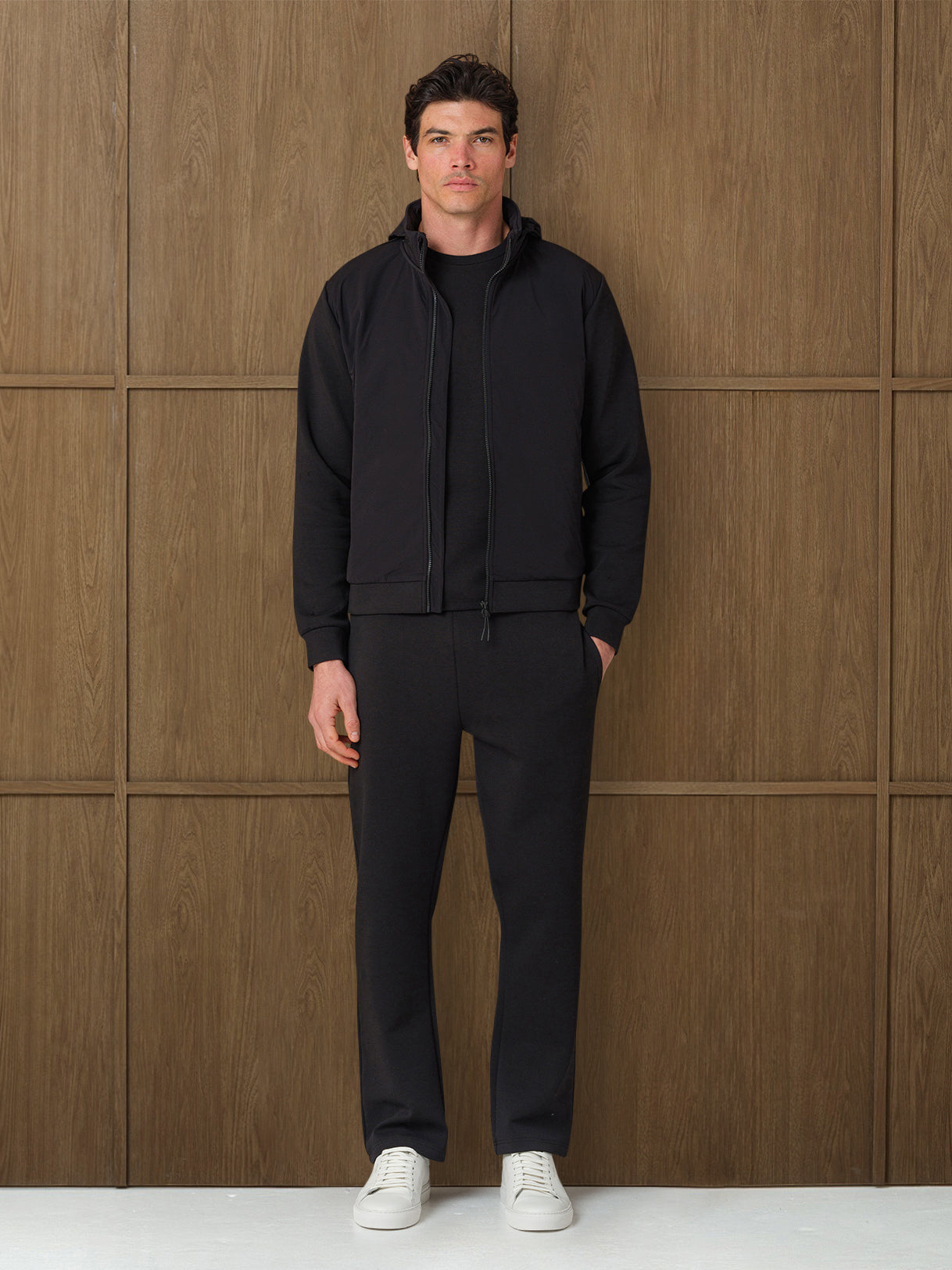 VANIS HYBRID JACKET  - BLACK