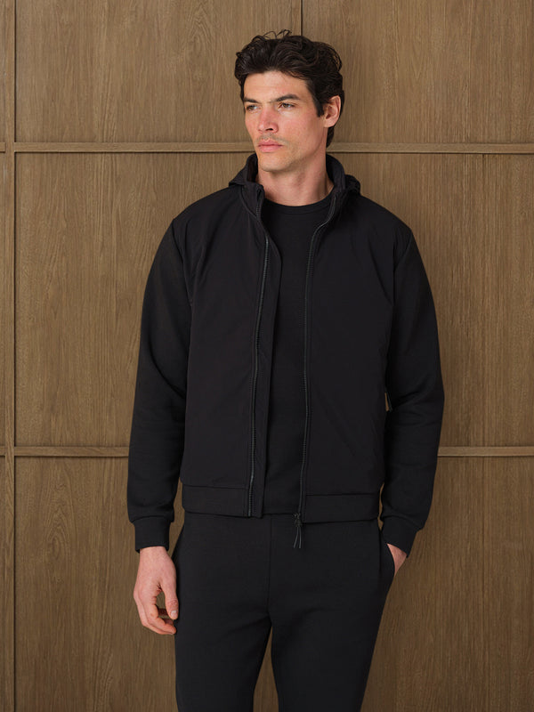 VANIS HYBRID JACKET - BLACK