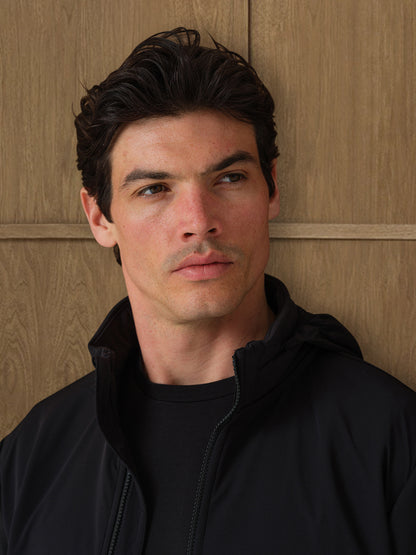 VANIS HYBRID JACKET  - BLACK