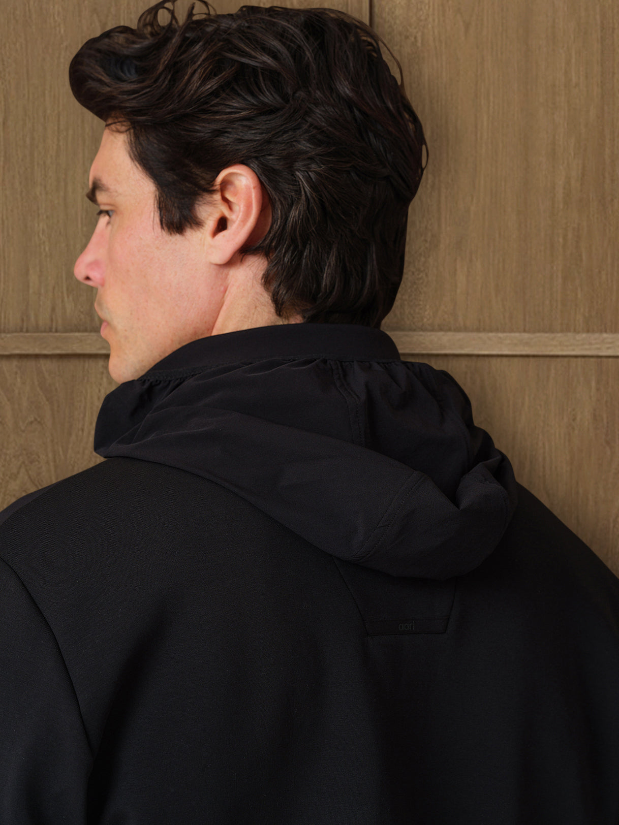 VANIS HYBRID JACKET  - BLACK