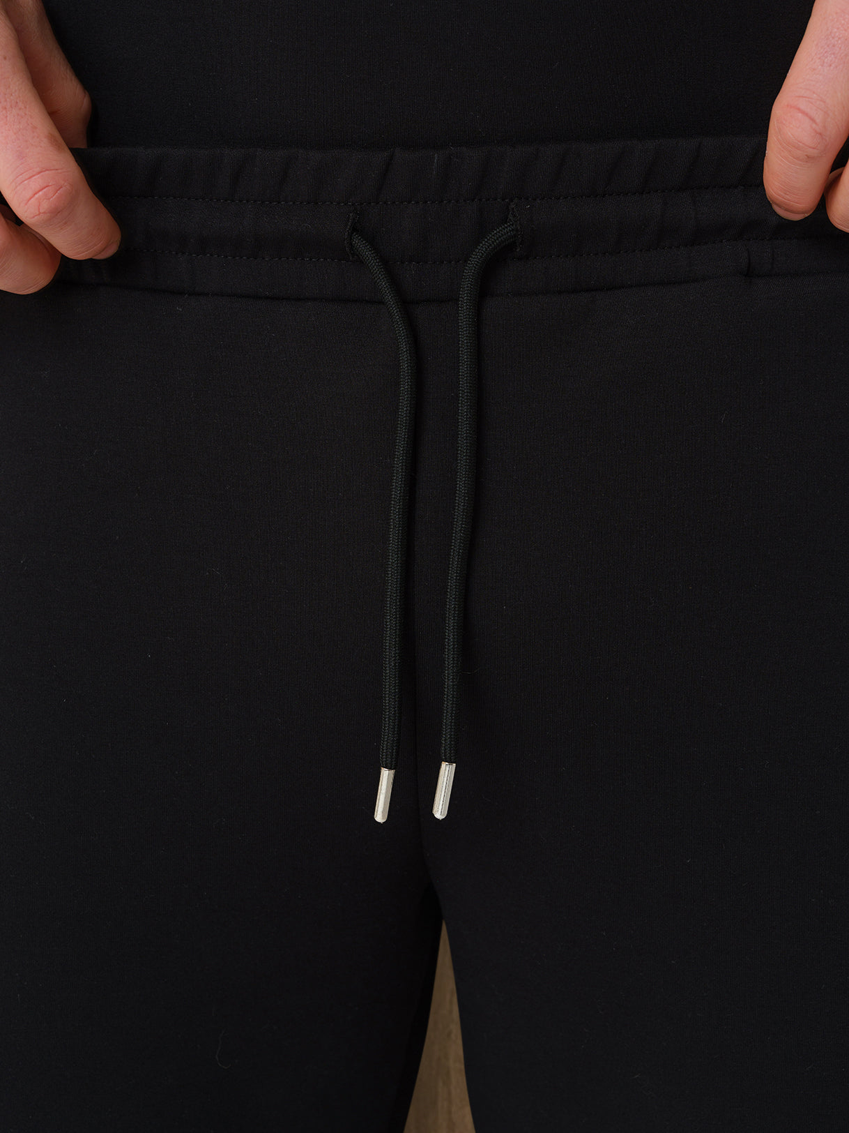 VERTU INTERLOCK PANT  - BLACK