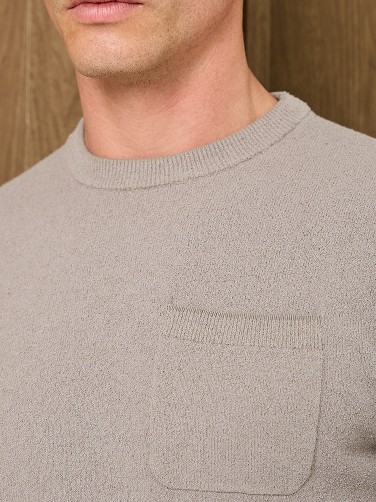 SERA BOUCLE T-SHIRT - MIST